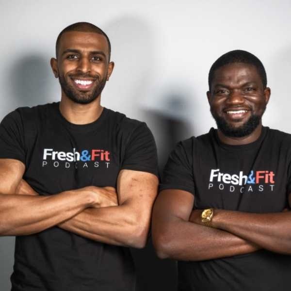 Fresh&Fit Podcast hosts